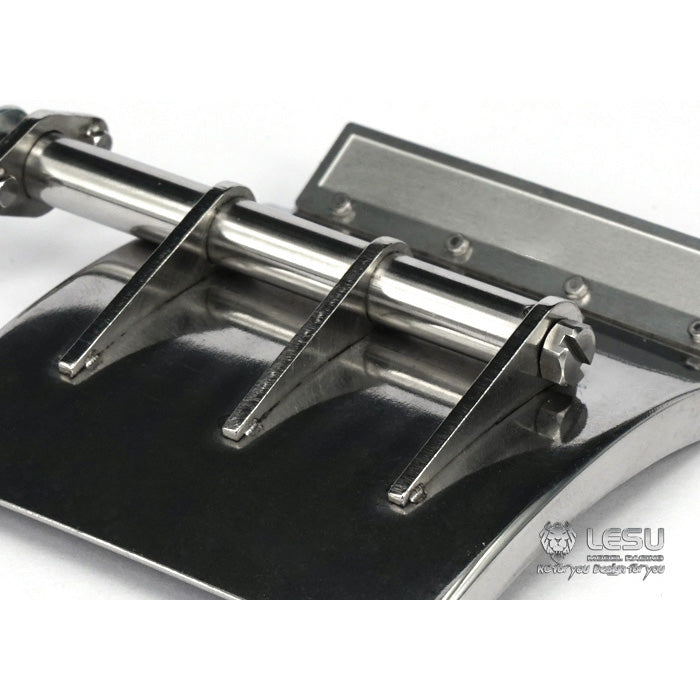 US STOCK LESU Metal Mud Guard Fenders for 1/14 TAMIYA King RC Tractor Truck Remote Control Construction Car Model Spare Part