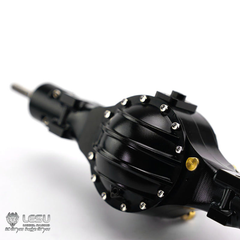 US Stock LESU Metal Rear Axle W/ Differential Lock for 1/14 Tamiya RC Tractor Truck Car Model