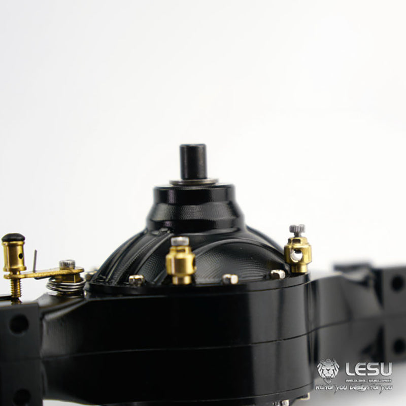 US Stock LESU Metal Rear Axle W/ Differential Lock for 1/14 Tamiya RC Tractor Truck Car Model