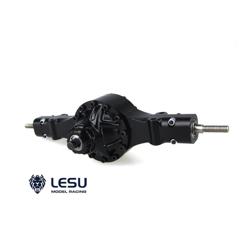 LESU Q9021 Q9022 Q9023 Q9024 Metal Rear Axle for 1/14 Scale Model Radio Controlled Tractor Truck Car DIY Spare Parts