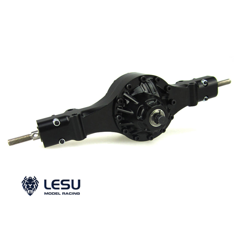 US STOCK LESU Metal Rear Power Axle DIY Accessory Suitable for Tamiya 1/14 Scale Remote Controlled Model RC Tractor Truck Cars Parts