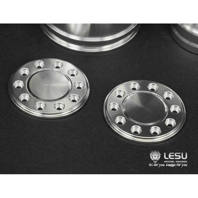 LESU 1/14 Scale Wide Metal Front Hub Bearing Hexagon Brake Suitable for RC DIY Tractor Truck Radio Control Dumper Tipper