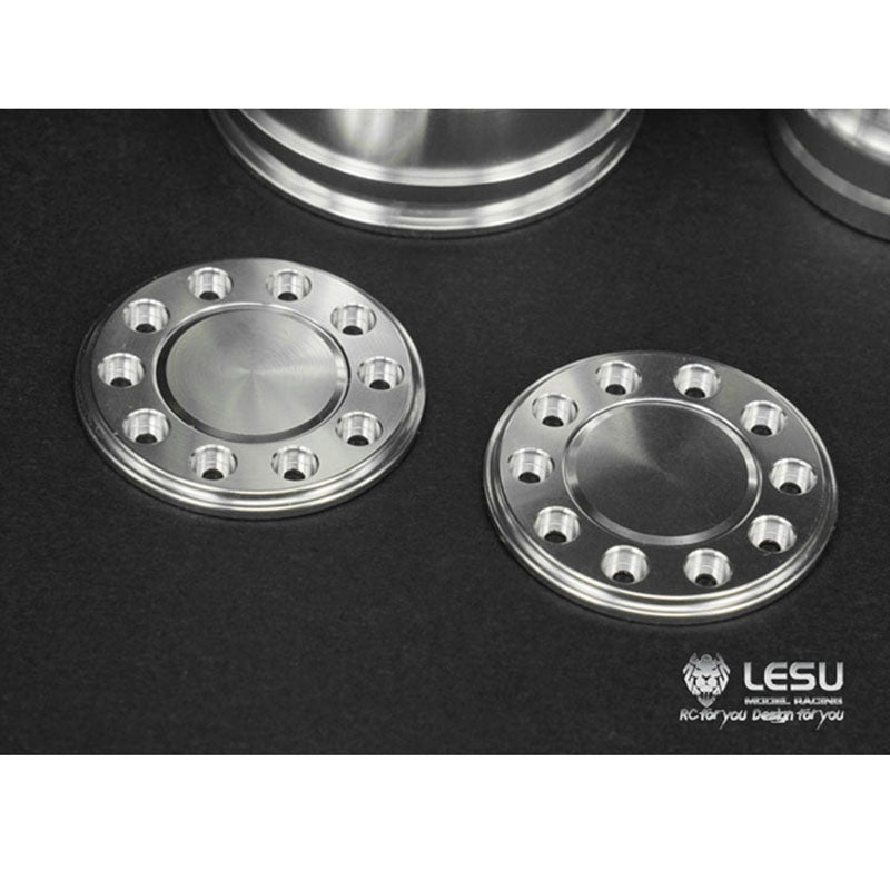 LESU 1/14 Scale Wide Metal Front Hub Bearing Hexagon Brake Suitable for RC DIY Tractor Truck Radio Control Dumper Tipper