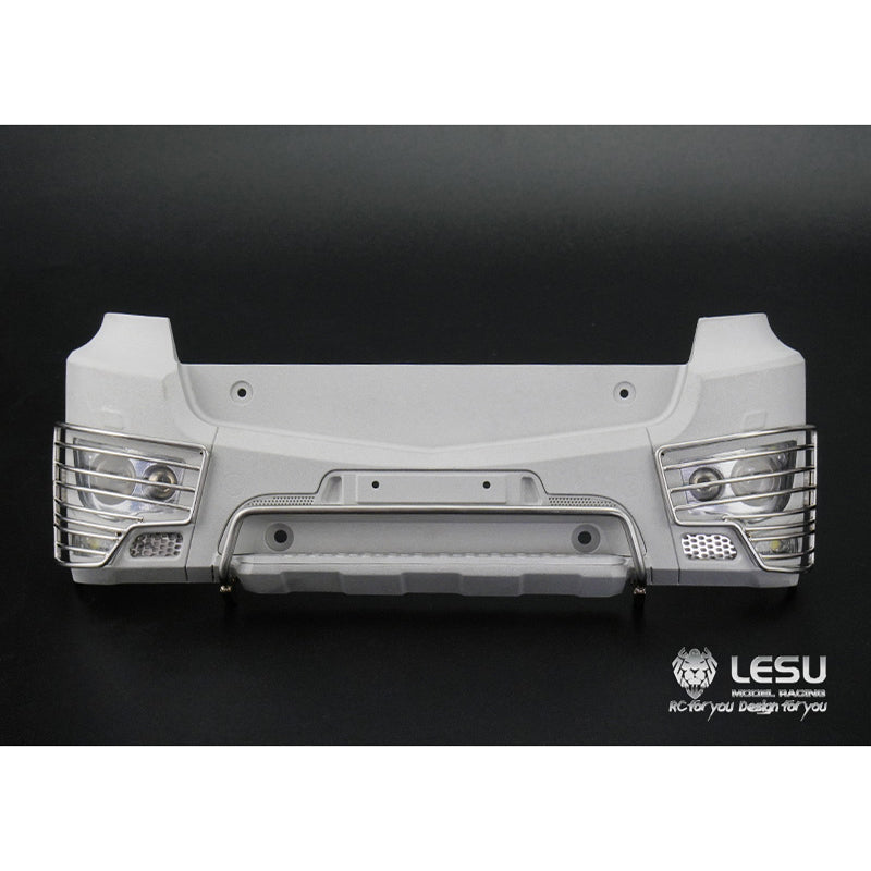 1/14 LESU Front Light Protected Cover Bumper Handrail DIY Parts Suitable for RC 3363 3348 Tractor Truck Dumper Cars Model