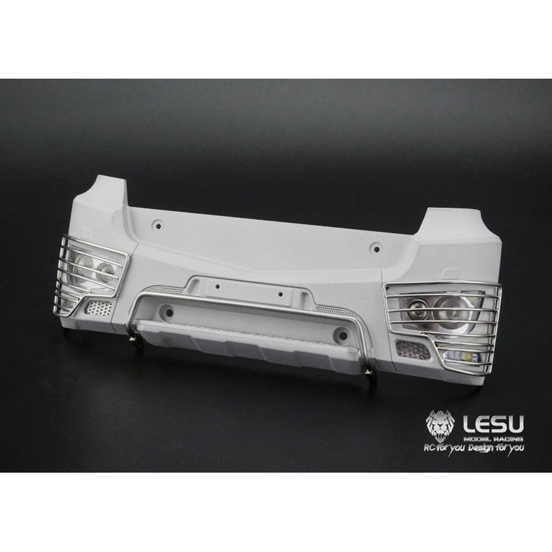 1/14 LESU Front Light Protected Cover Bumper Handrail DIY Parts Suitable for RC 3363 3348 Tractor Truck Dumper Cars Model