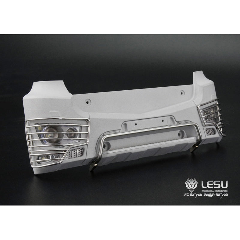 1/14 LESU Front Light Protected Cover Bumper Handrail DIY Parts Suitable for RC 3363 3348 Tractor Truck Dumper Cars Model