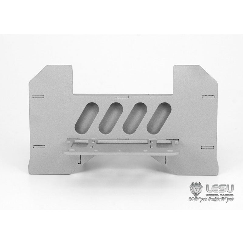 LESU 1/14 Scale Wheel Trims Metal Front Hook Protective Cover for RC Tractor Truck Radio Controlled Vehicle DIY Spare Part