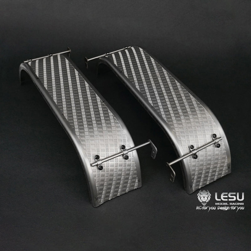 US STOCK LESU DIY Parts Rear Fender Metal Suitable for TAMIYA 1/14 RC DIY 3348 Dumper Tipper Radio Controlled Tractor Truck Car Model