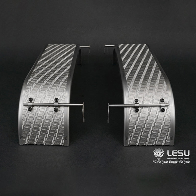 US STOCK LESU DIY Parts Rear Fender Metal Suitable for TAMIYA 1/14 RC DIY 3348 Dumper Tipper Radio Controlled Tractor Truck Car Model