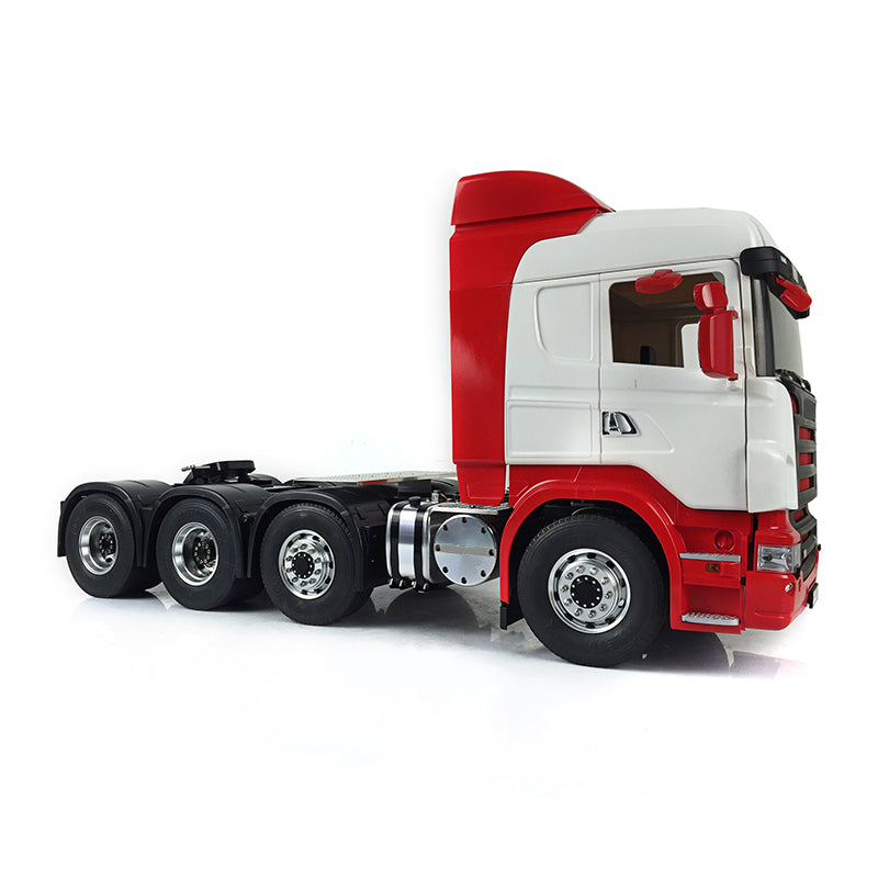 LESU 1/14 8*8 Painted RC Tractor Truck Car Model Metal Chassis W/ Cabin Set Servo 540 Motor Gearbox W/O Light Sound System