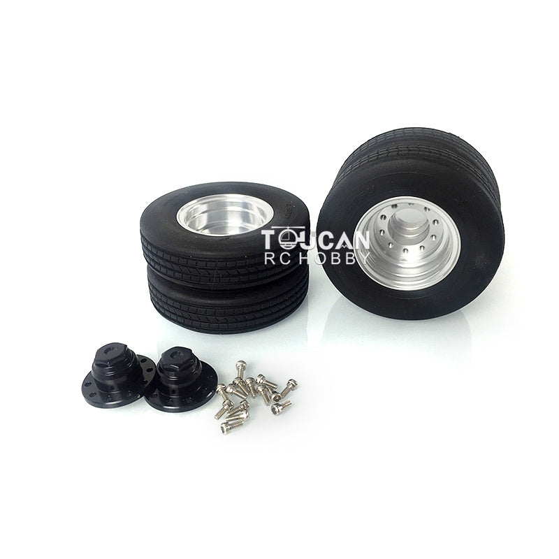 LESU Replacements Accessories Spare Sets for 1/14 Remote Controlled Trailer Tractor Truck DIY Model Wheels Lights