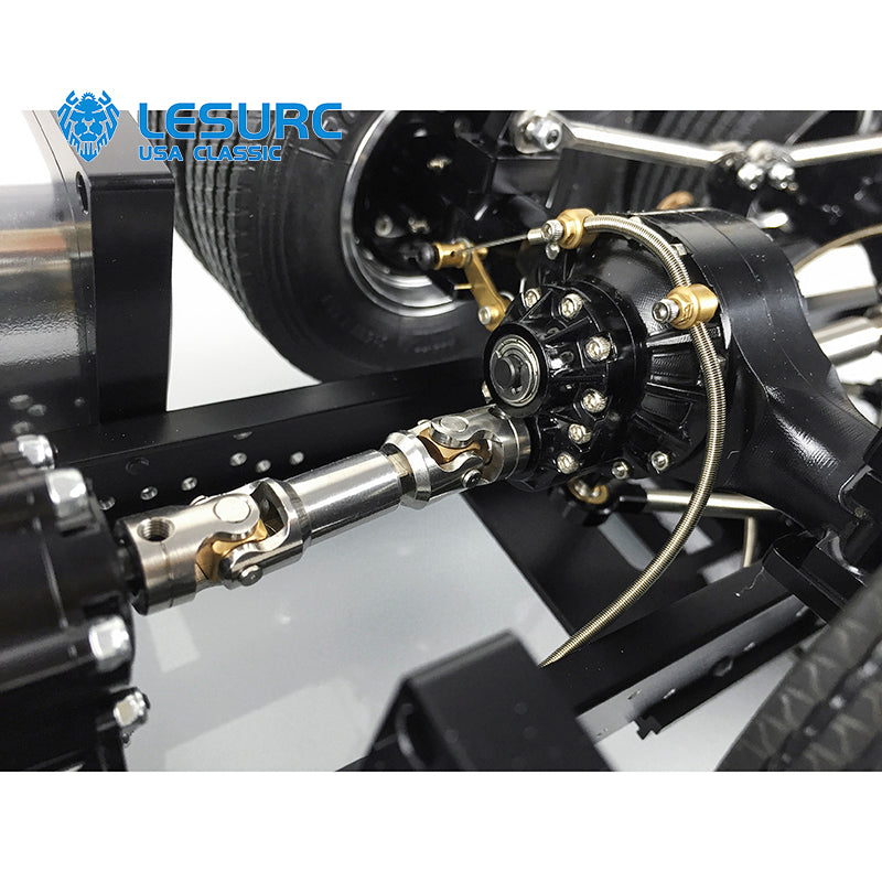LESU 6x6/6x4 Metal Chassis 20130016-A/B with 2 Speed Transmission for 1/14 DIY TAMIYA 3363 1851 Tractor Truck Model Spare Part