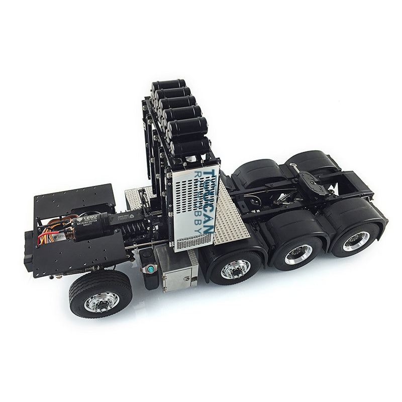 LESU 1/14 8*8 Heavy-duty Metal Chassis Radio Control Highline Tractor Truck 56348 3363 1851 Model W/ 3 Speed Gearbox Servo Motor