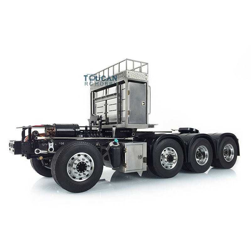 LESU 1/14 8*8 Heavy-duty Metal Chassis Radio Control Highline Tractor Truck 56348 3363 1851 Model W/ 3 Speed Gearbox Servo Motor