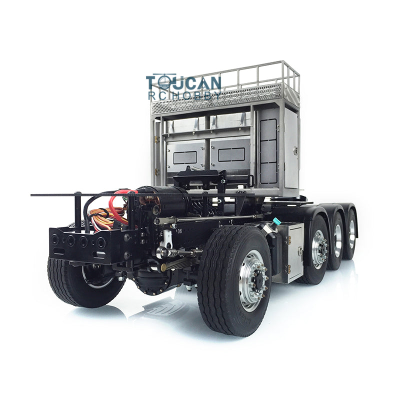 LESU 1/14 8*8 Heavy-duty Metal Chassis Radio Control Highline Tractor Truck 56348 3363 1851 Model W/ 3 Speed Gearbox Servo Motor