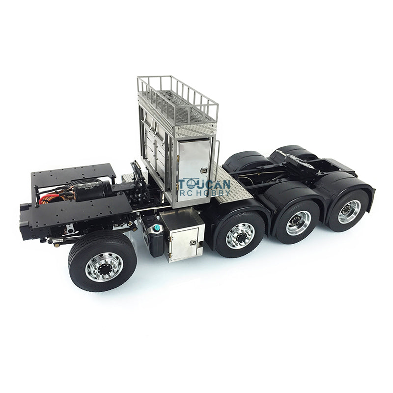 LESU 1/14 8*8 Heavy-duty Metal Chassis Radio Control Highline Tractor Truck 56348 3363 1851 Model W/ 3 Speed Gearbox Servo Motor