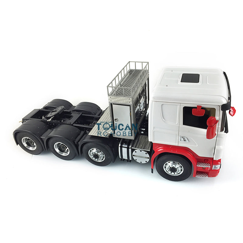 LESU 1/14 Chassis Scania 8*8 RC Tractor Truck DIY Hercules Cabin Equipment Rack