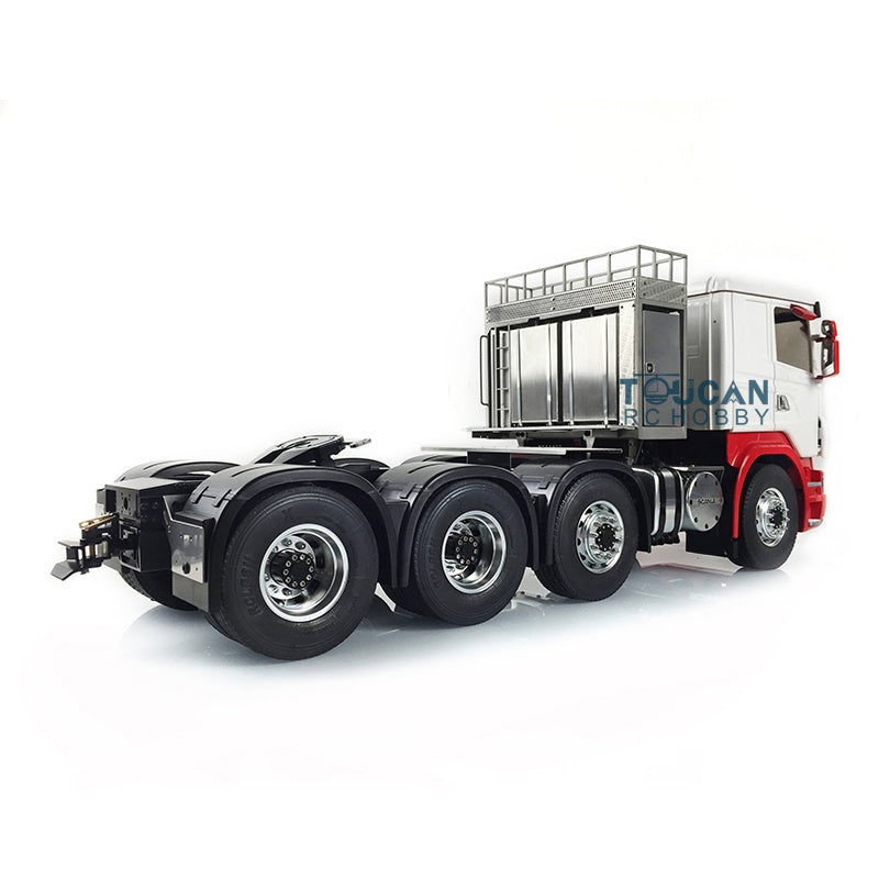 LESU 1/14 Chassis Scania 8*8 RC Tractor Truck DIY Hercules Cabin Equipment Rack