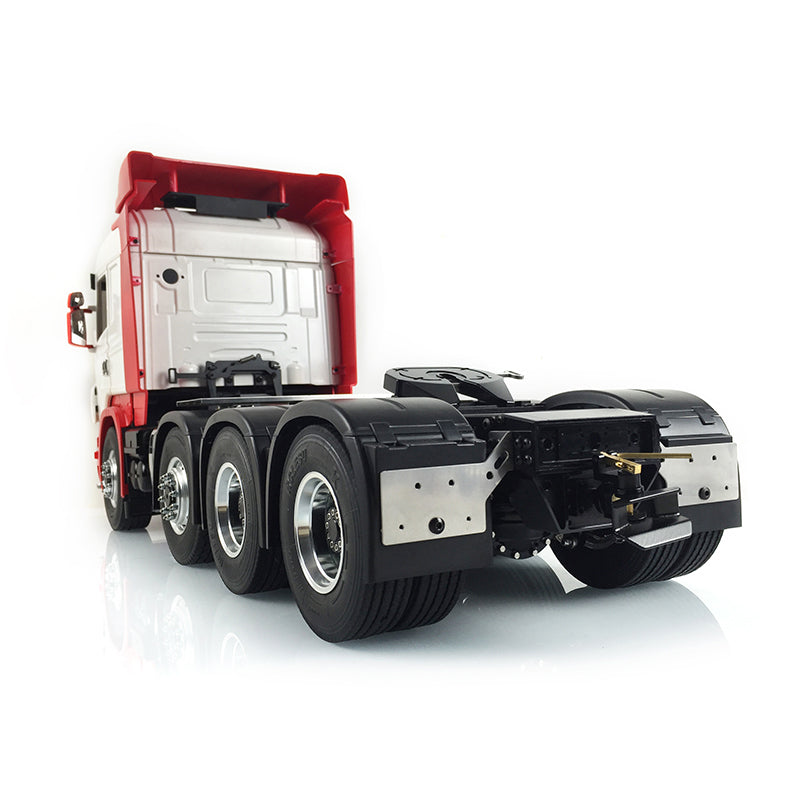 LESU 1/14 8*8 Painted RC Tractor Truck Car Model Metal Chassis W/ Cabin Set Servo 540 Motor Gearbox W/O Light Sound System