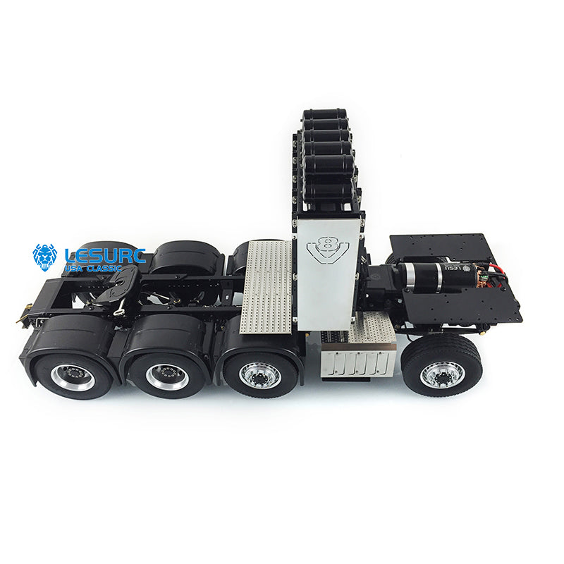 LESU 8x8 Aluminum Alloy RC Truck Chassis Heavy-Duty Vehicle Frame 2-Speed Transmission for 1/14 RC TAMIYA 3363 (56348) 1851 Highline Tractor