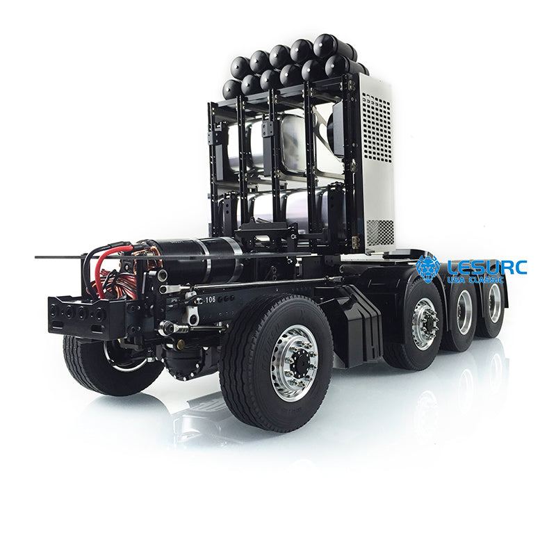 LESU 8x8 Aluminum Alloy RC Truck Chassis Heavy-Duty Vehicle Frame 2-Speed Transmission for 1/14 RC TAMIYA 3363 (56348) 1851 Highline Tractor