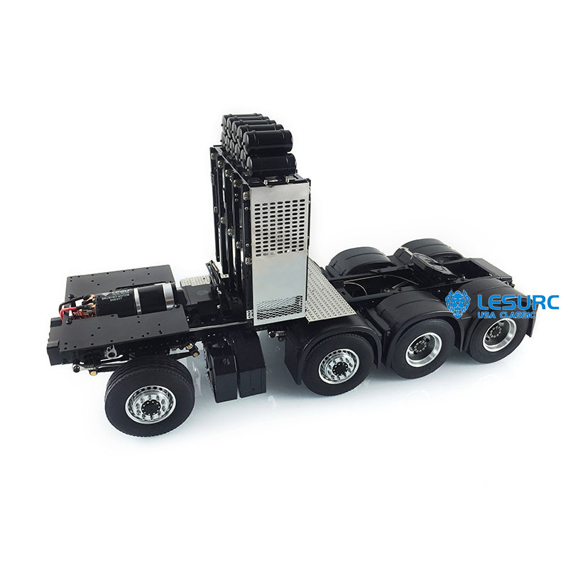 LESU 8x8 Aluminum Alloy RC Truck Chassis Heavy-Duty Vehicle Frame 2-Speed Transmission for 1/14 RC TAMIYA 3363 (56348) 1851 Highline Tractor