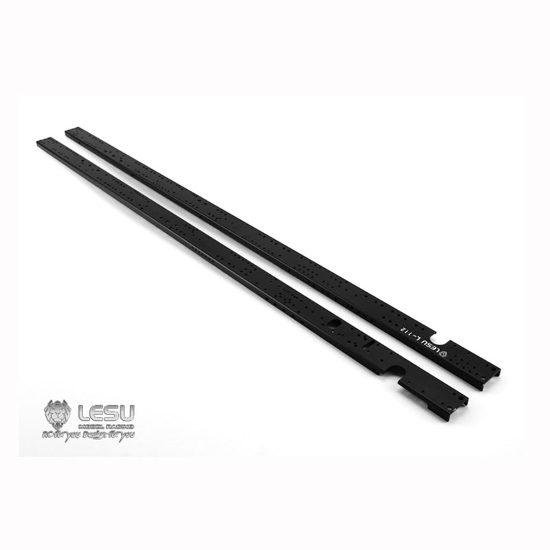 Metal CNC Chassis Rail Spare Part Suitable for 6*6 8*8 1/14 Scale RC LESU Hydraulic Radio Controlled Dumper DIY Car Vehicle