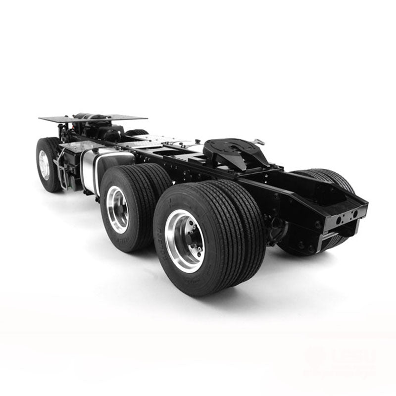 LESU 6x6/6x4 Metal Chassis 20130016-A/B with 2 Speed Transmission for 1/14 DIY TAMIYA 3363 1851 Tractor Truck Model Spare Part