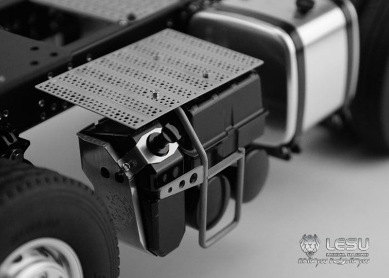 LESU 6x6/6x4 Metal Chassis 20130016-A/B with 2 Speed Transmission for 1/14 DIY TAMIYA 3363 1851 Tractor Truck Model Spare Part
