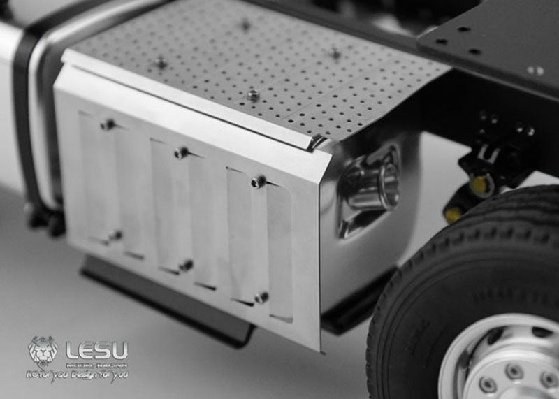 LESU 6x6/6x4 Metal Chassis 20130016-A/B with 2 Speed Transmission for 1/14 DIY TAMIYA 3363 1851 Tractor Truck Model Spare Part