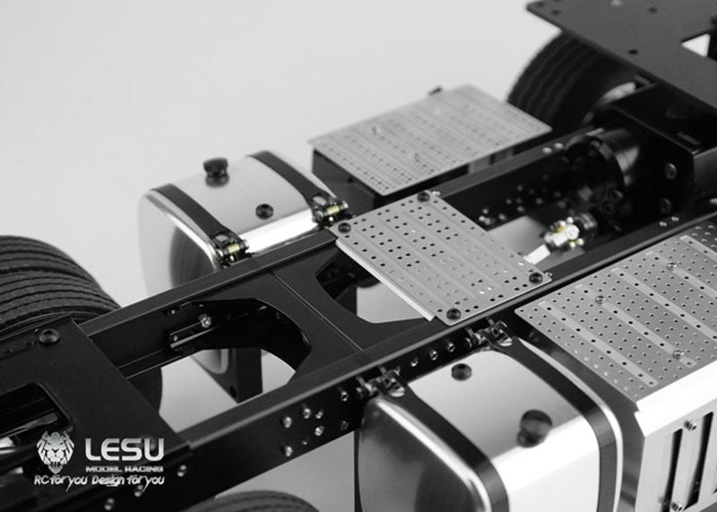 LESU 6x6/6x4 Metal Chassis 20130016-A/B with 2 Speed Transmission for 1/14 DIY TAMIYA 3363 1851 Tractor Truck Model Spare Part