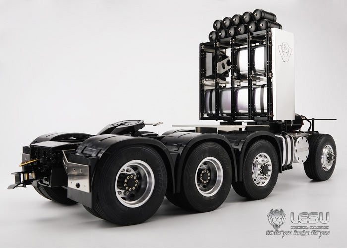 8*8 Metal Heavy-duty Chassis LESU 1/14 R620 RC Tractor Truck Model Car SAVOX Servo Equipment Rack