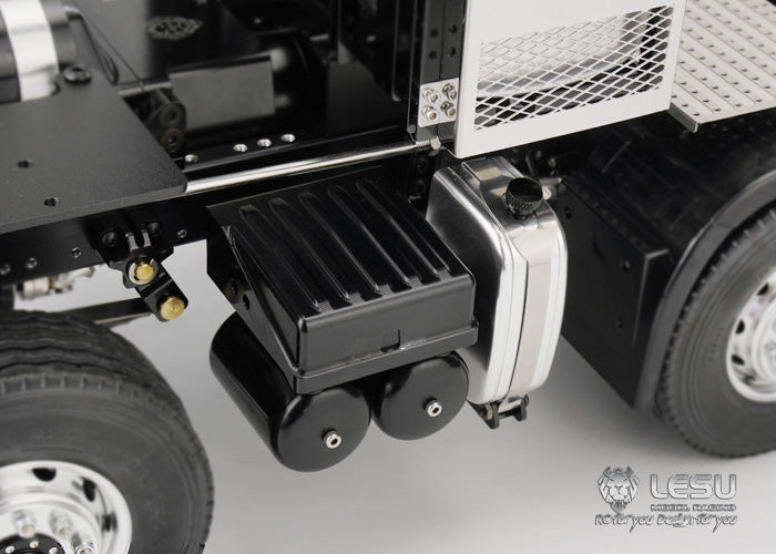 8*8 Metal Heavy-duty Chassis LESU 1/14 R620 RC Tractor Truck Model Car SAVOX Servo Equipment Rack