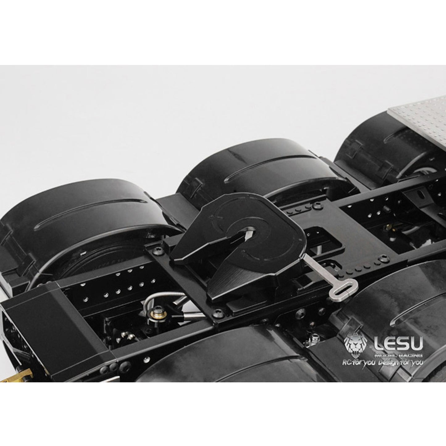LESU 8x8 Aluminum Alloy Heavy-Duty Chassis with 2Speed Transmission 540 Brushed Motor SAVOX Servo for 1/14 RC Tractor Truck DIY Builds