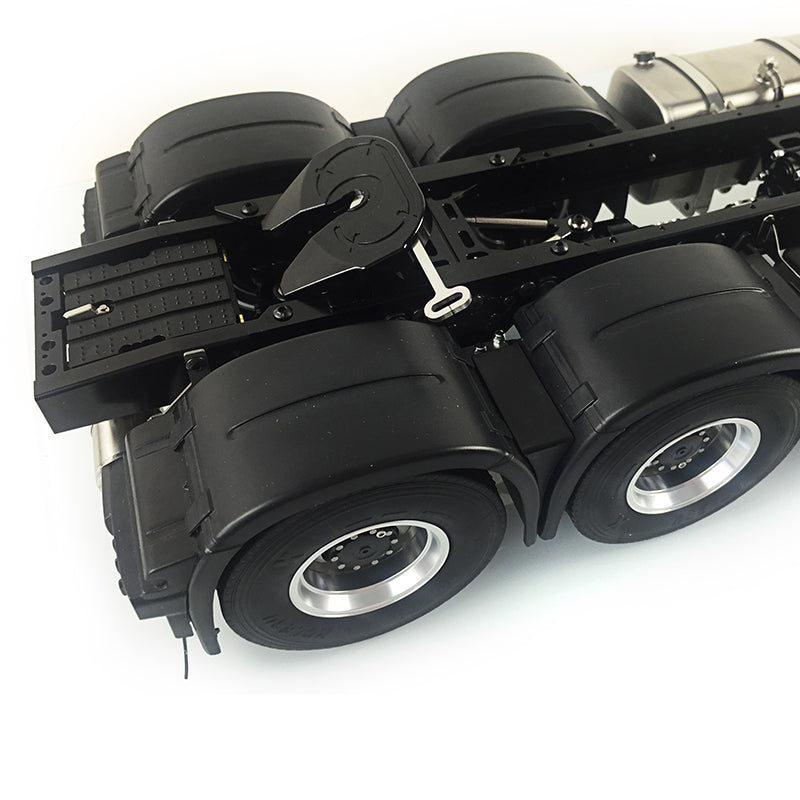 LESU 1/14 6*6 Metal Chassis 3363 RC Low-top Tractor Truck Model W/ Motor Servo W/O Battery Light Sound Transmitter Equipment Rack