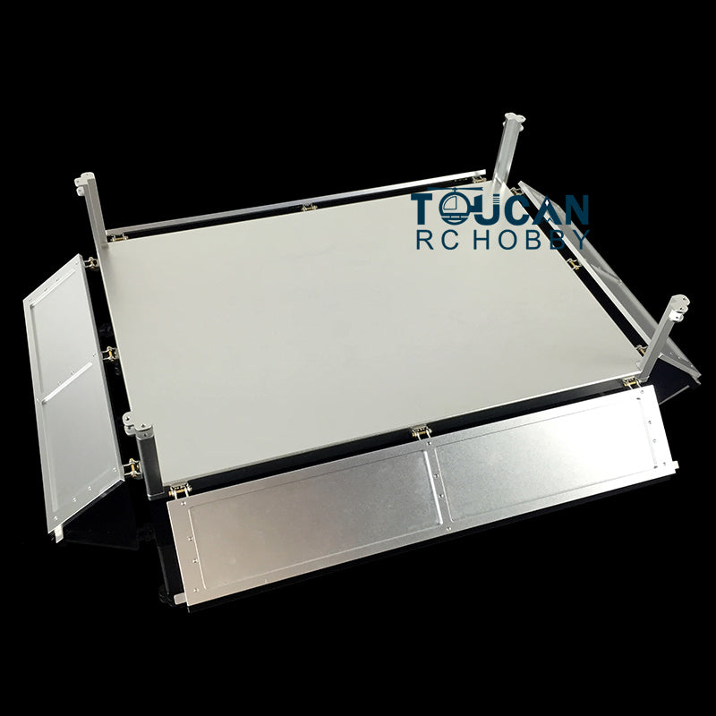 LESU 1/14 RC 280MM Metal Bucket Cargo Box 8*8 for Radio Controlled Tractor Truck DIY Model Parts for Truck Refitting