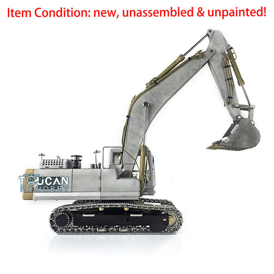 1/14 LESU PC360 Metal Excavator Truck Tracks DIY Sprocket ESC Motor Servo Unpainting Model KIT W/ Upgraded Optional Accessories