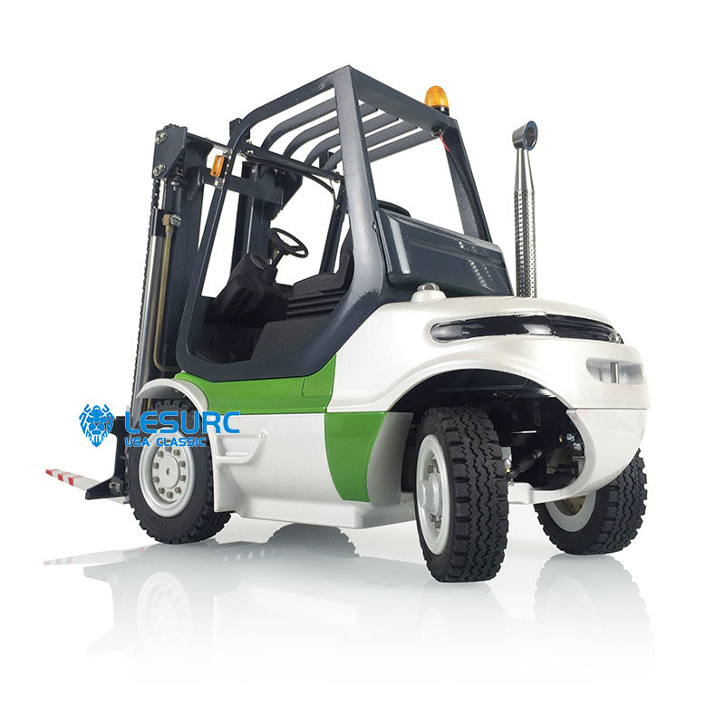 IN Stock LESU A0002 1/14 RC Forklift Transport Vehicle Model with Light Sound System Flysky FS-i6S Transmitter FS-iA10B Receiver