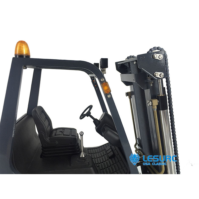 1/14 Scale LESU RC RTR Model Forklift Assembled Transfer Car Truck W/ Motor Servo ESC Light Sound Radio Battery Driver Charger