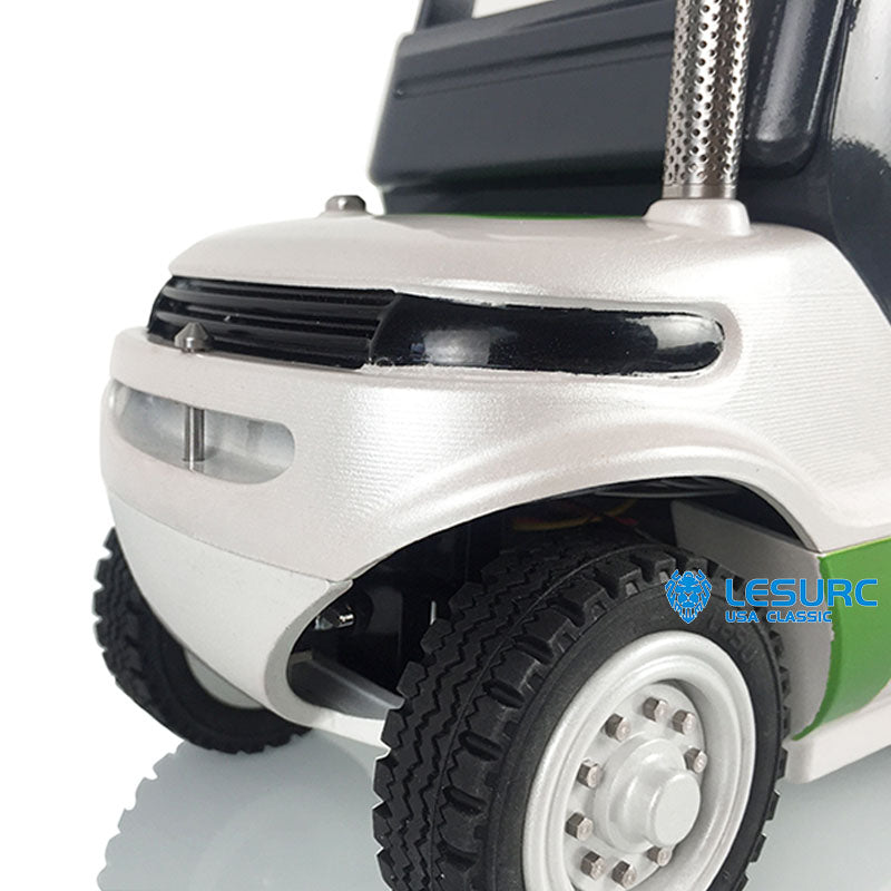 IN Stock LESU A0002 1/14 RC Forklift Transport Vehicle Model with Light Sound System Flysky FS-i6S Transmitter FS-iA10B Receiver