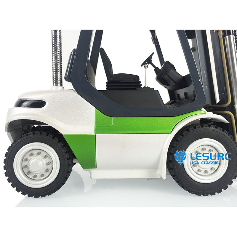 1/14 Scale LESU RC RTR Model Forklift Assembled Transfer Car Truck W/ Motor Servo ESC Light Sound Radio Battery Driver Charger