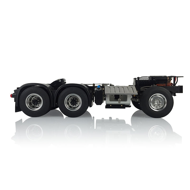 LESU 1/14 6*6 Metal Chassis 3363 RC Low-top Tractor Truck Model W/ Motor Servo W/O Battery Light Sound Transmitter Equipment Rack