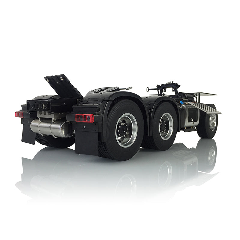 LESU 1/14 6*6 Metal Chassis 3363 RC Low-top Tractor Truck Model W/ Motor Servo W/O Battery Light Sound Transmitter Equipment Rack