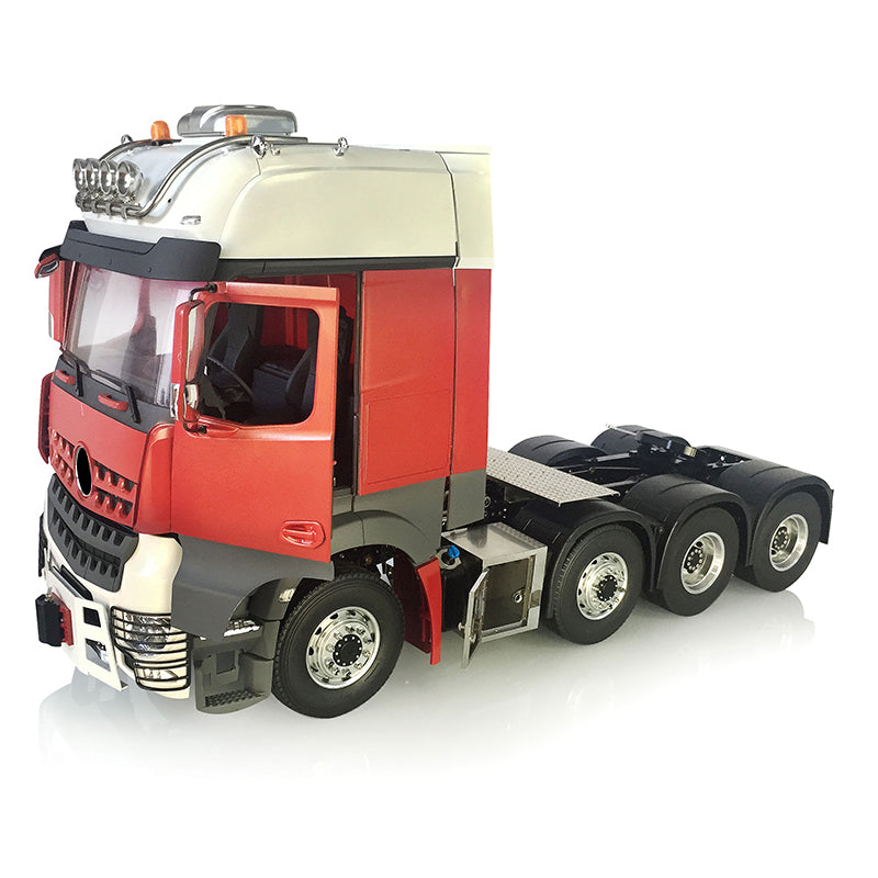 LESU 1/14 8*8 Unassembled Painted Tractor Truck RC Model Metal Chassis W/ Servo Motor 3Speed Gearbox W/O Light Sound Controller