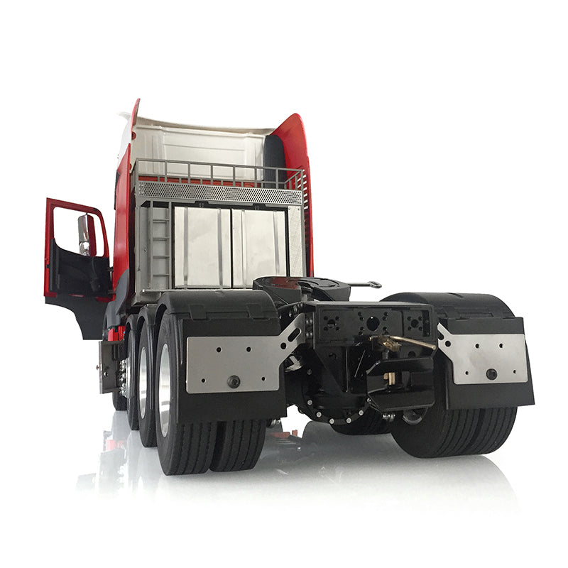 1/14 LESU 8*8 RC 3 Speed Metal Chassis Highline Tractor Truck Model W/ Equipment Rack Motor Servo DIY RC Painting Cabin