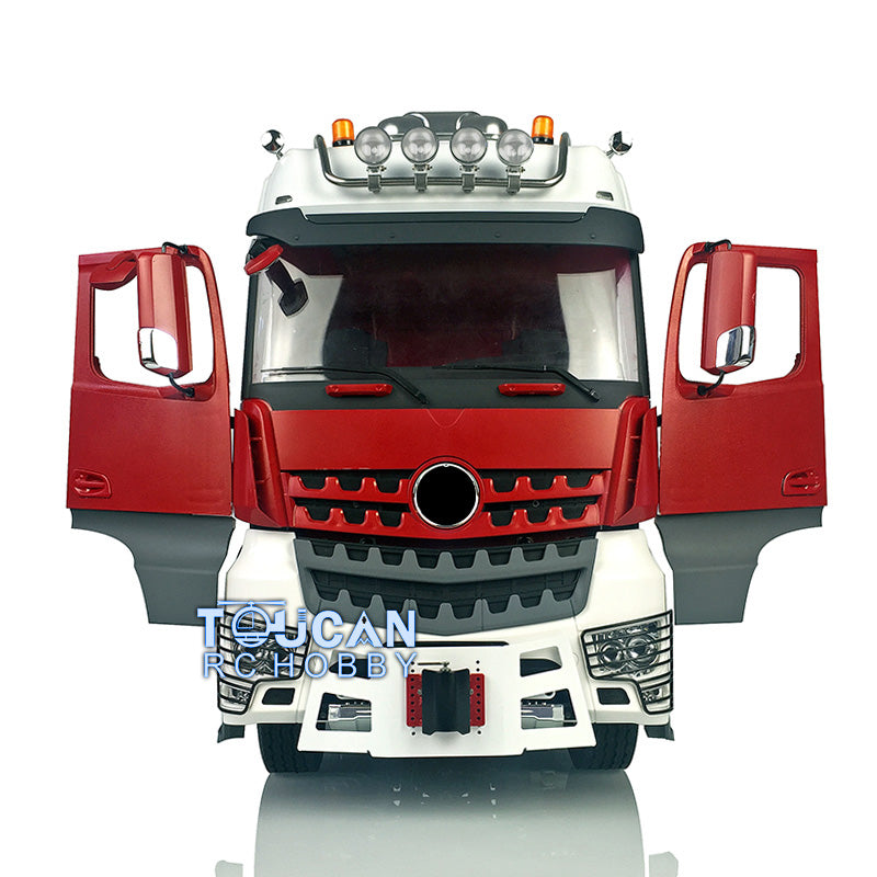 LESU 1/14 8*8 Unassembled Painted Tractor Truck RC Model Metal Chassis W/ Servo Motor Hopper W/O ESC Light Sound Controller