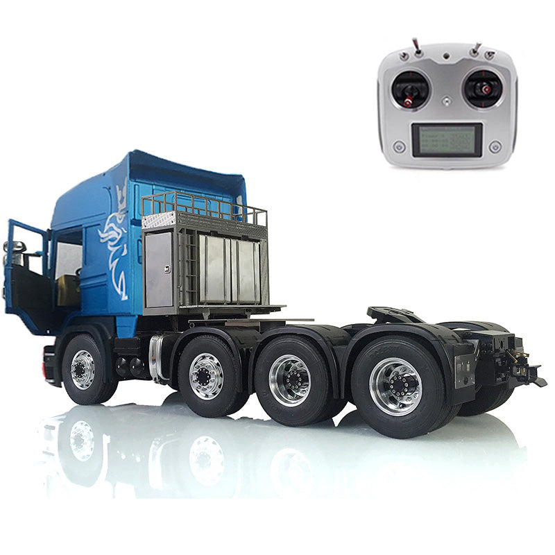 LESU 1/14 8*8 RC Tractor Truck Car Model Painted Metal Chassis W/ Light Sound System ESC Cabin Set Servo Motor 2Speed Gearbox