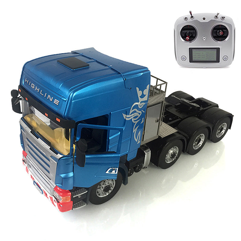 LESU 1/14 8*8 RC Tractor Truck Car Model Painted Metal Chassis W/ Light Sound System ESC Cabin Set Servo Motor 2Speed Gearbox