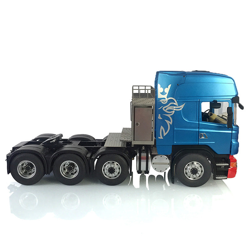 LESU 1/14 8*8 RC Tractor Truck Car Model Painted Metal Chassis W/ Cabin Set Servo 540 Motor 2Speed Gearbox W/O Light Sound ESC