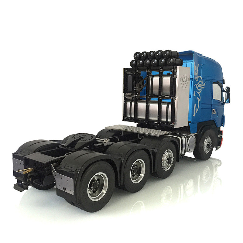 LESU 1/14 8*8 RC Tractor Truck Car Model Painted Metal Chassis W/ Cabin Set Servo 540 Motor 2Speed Gearbox W/O Equipment Rack ESC